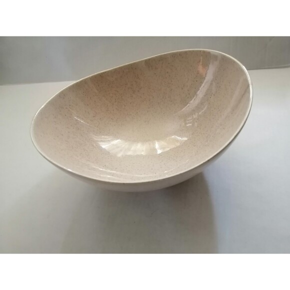 60s Large Salad Bowl Serving Dish Atomic Space Age Design By Red Wing USA - Picture 3 of 9